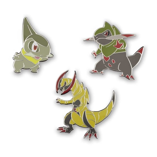 Axew, Fraxure & Haxorus Pokémon Pins (3Packs) Pokémon Center