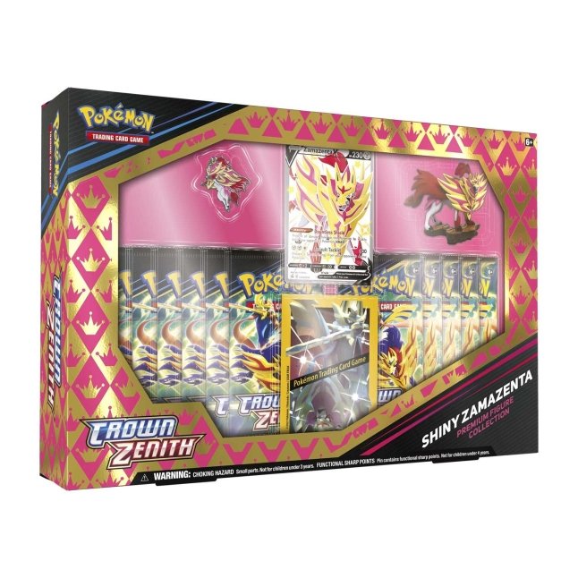 Crown Zenith Shiny Zamazenta Premium Collection Box 