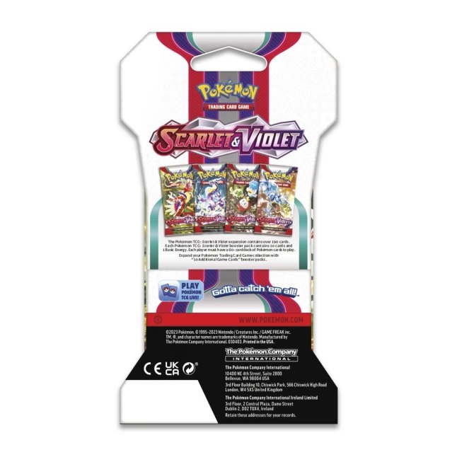 Pokémon : Scarlet & Violet Paradox Rift Sleeved Booster Pack (10 Cards) - EN1