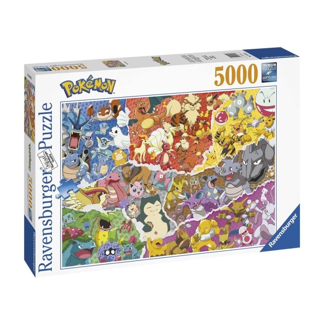 routine Fragiel Onafhankelijkheid Kanto Pokémon Types Puzzle by Ravensburger (5,000 Pieces) | Pokémon Center  UK Official Site