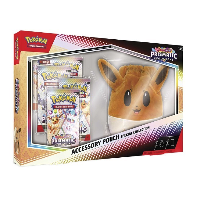 Prismatic Evolutions アクセサリーポーチセット Pokémon TCG: Scarlet & Violet-Prismatic Evolutions Accessory