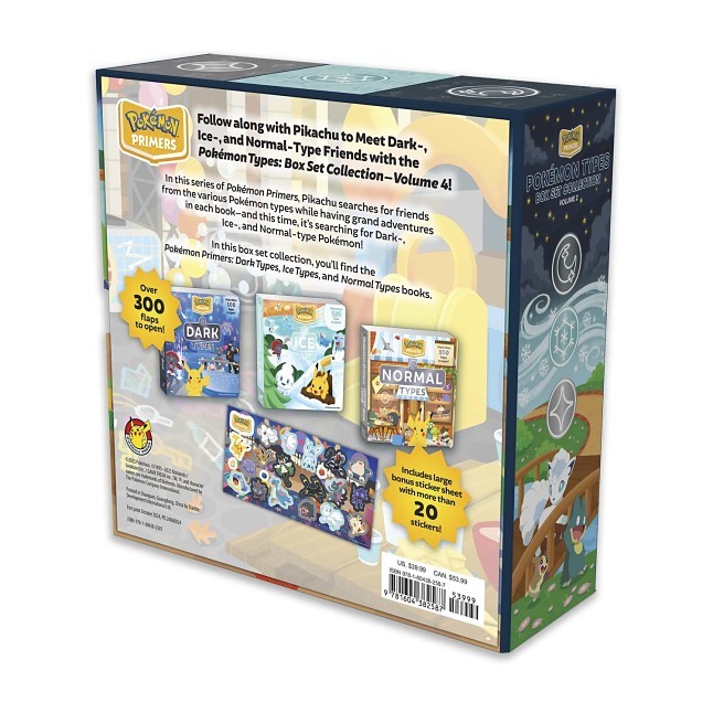 Normal Pokemon Set Pokémon Primers Types: Box Set Collection Volume 4 (Dark, Ice & Normal ...
