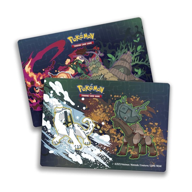 pokmon trading card game: stacking tin- treasures Scarlet & Violet 2025 Treasures of Ruin, Ogerpon & Paradox Pokemon Set of 3 Stacking Tins [3 Booster Packs & 2 Sticker Sheets Per Tin]