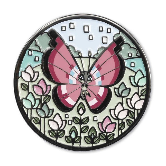 Vivillon Pokémon Monthly Pins: Habitat Pin (2 of 12) | Pokémon