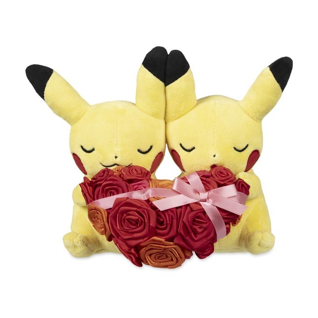 Paired Pikachu Celebrations: Sweetheart Pikachu Plush - 8 In