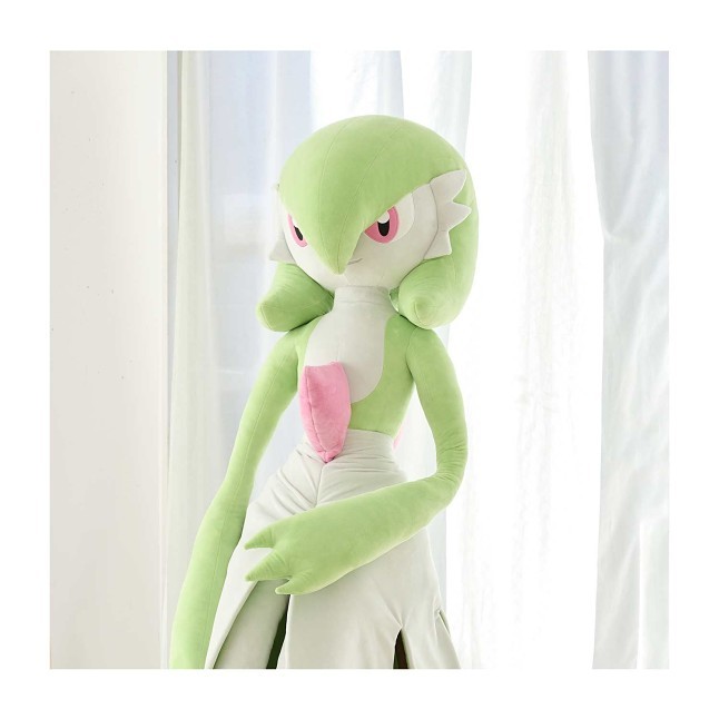 Peluche Gardevoir #282 De Pokémon Center – Colección Sitting Cuties, Tamaño De Palma, 6x7.1x13.4 Cm – Original De La Generación 3, Lavado Solo En Superficie