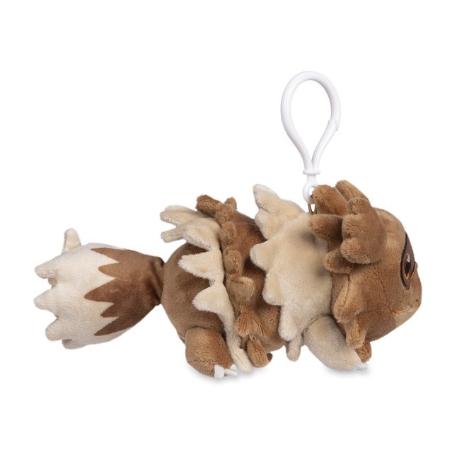 Zigzagoon & Galarian Zigzagoon Parallel Pairs Two-Plush Key Chain