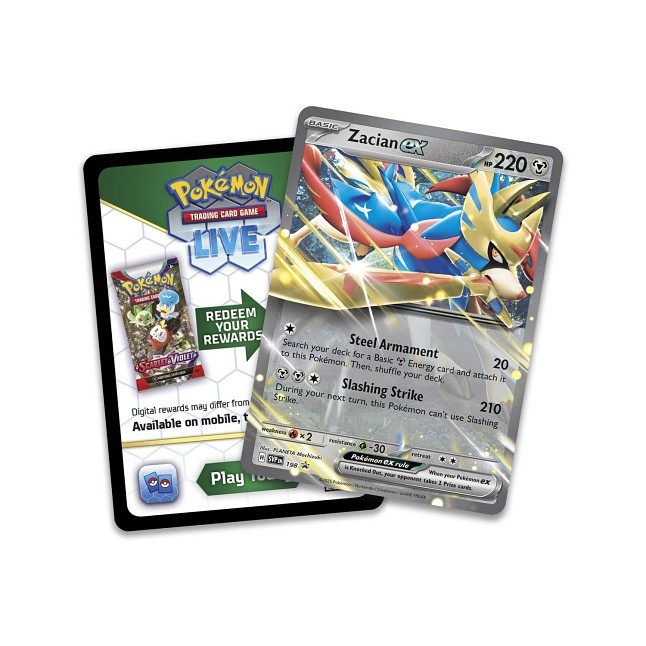 Pokémon TCG: Slashing Legends Tin (Zacian ex) | Pokémon Center