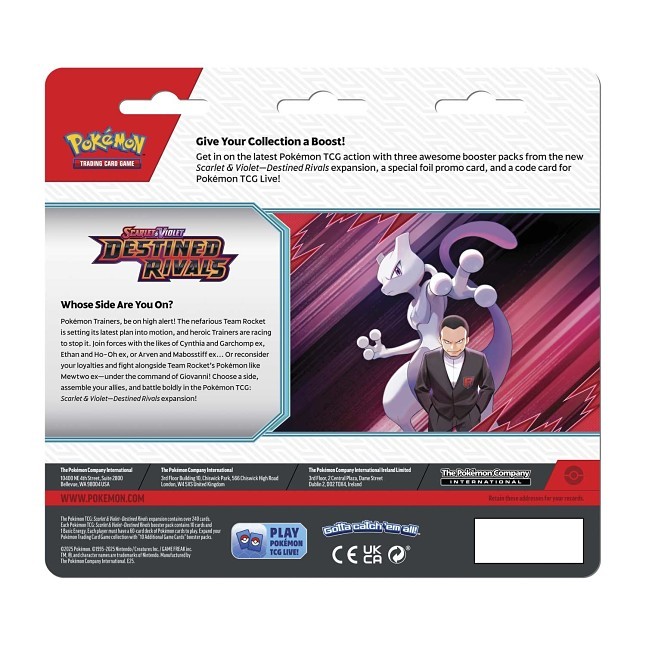 【海外版】Destined Rivals エリートトレーナーボックス&パック Amazon.com: Pokemon TCG: Scarlet & Violet - Destined Rivals
