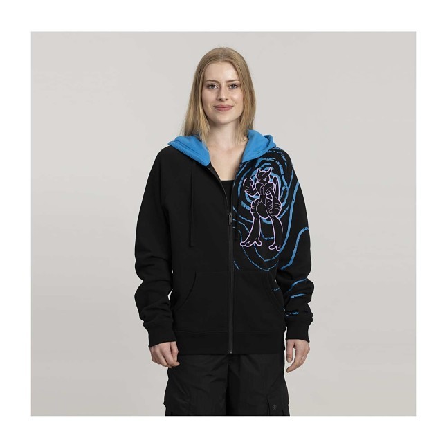 Mega Mewtwo X Black Zip-Up Hoodie - Adult | Pokémon Center