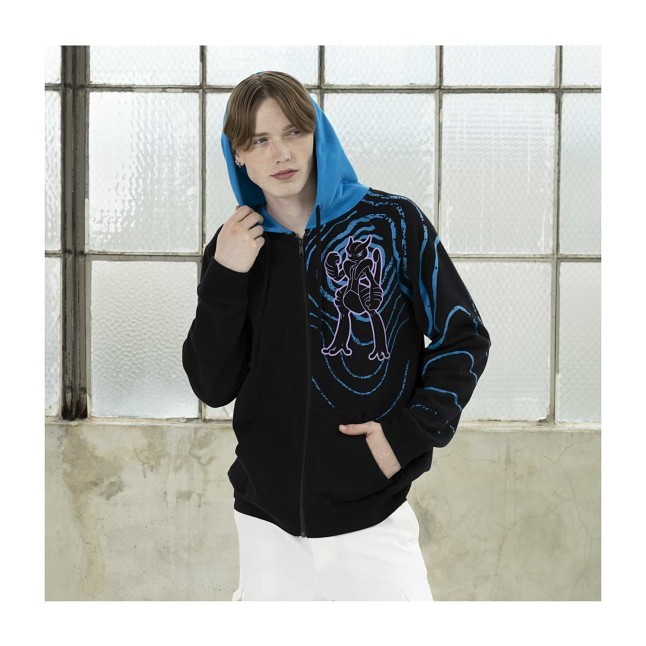 Mega Mewtwo X Black Zip-Up Hoodie - Adult | Pokémon Center