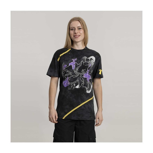 トップス POKEMON MEGA PIGMENT Tee size2 BLACK MEGA GNGR HOLOGRAPHIC POP CULTURE PKMN SHIRT