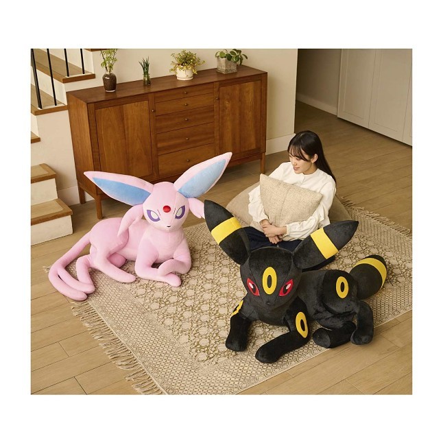 ぬいぐるみ 等身大エーフィ 寝そべり Espeon Pokédex-Size ぬいぐるみ