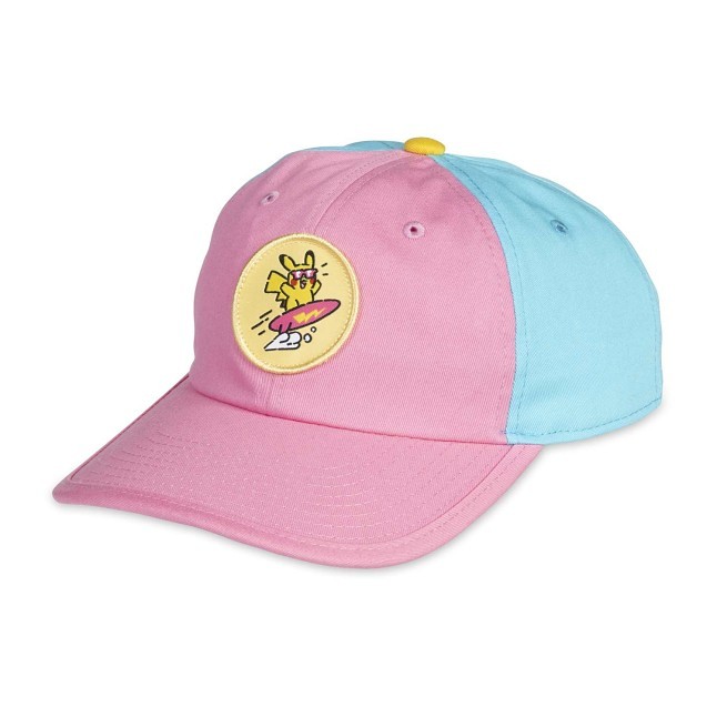Pikachu Pokémon Lazy Summer Pink & Blue Hat (One Size-Adult
