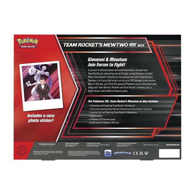 pokemon tcg cards team rocket's mewtwo ex box new sealed Pokemon TCG: Team Rocket's Mewtwo ex Box