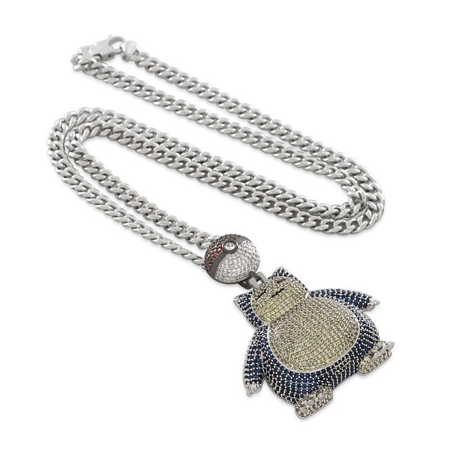 送料税込【KING ICE x POKEMON】POKE BALL NECKLACE ポケモン♪ Poké Ball Necklace | Pokémon Jewelry | King Ice