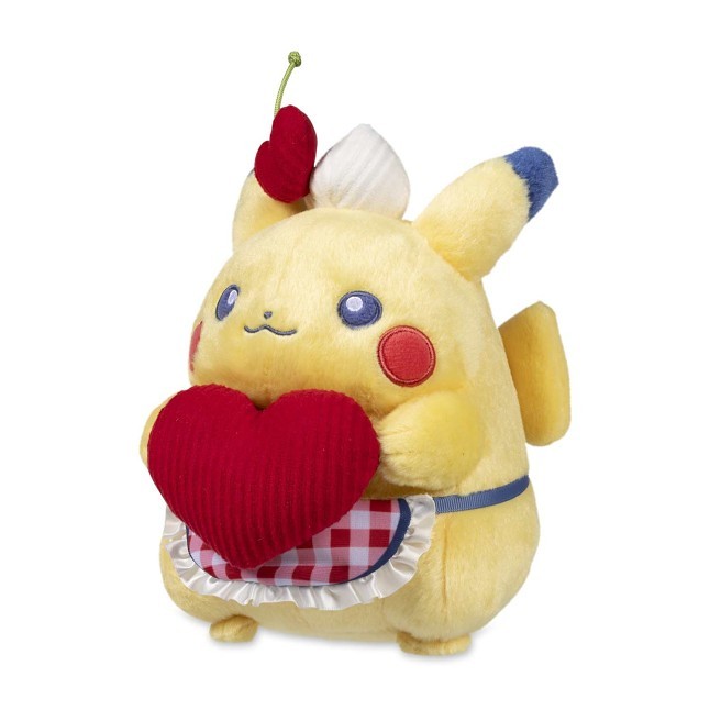 Pikachu Sweetheart Diner Plush - 6 ¼ In. | Pokémon Center Official