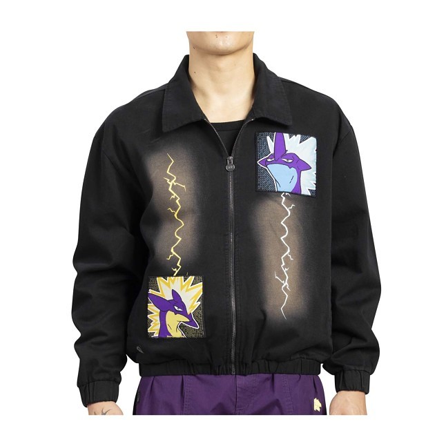 Thunder Shock Dark Noise Bomber Jacket - Men | Pokémon Center