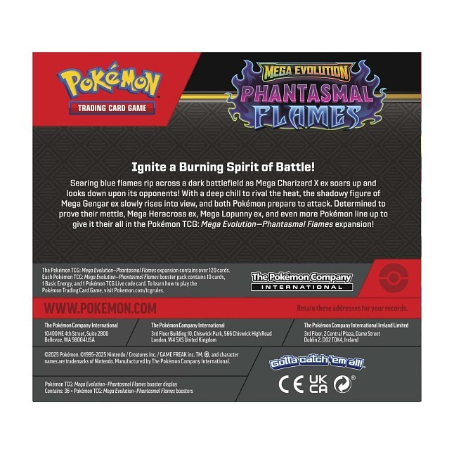 phantasmal.flames booster box Amazon.com: Pokémon TCG: Mega Evolution