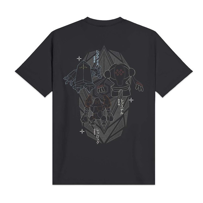 トップス POKEMON MEGA PIGMENT Tee size2 BLACK MEGA GNGR HOLOGRAPHIC POP CULTURE PKMN SHIRT