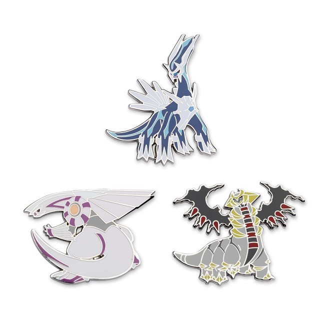 Dialga, Palkia & Giratina Pokémon Pins (3-Pack) | Pokémon Center