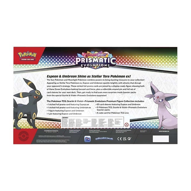 Pokemon TCG: Scarlet & Violet Prismatic Evolutions Elite Trainer Box |  Brand New & Sealed