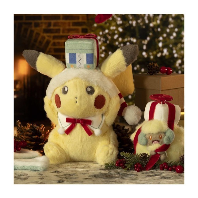 Pikachu Pokémon Holiday Wishes Plush - 10 In. | Pokémon Center