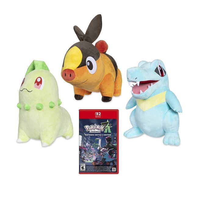 Pokédex-Size Plush Trio & Pokémon Legends: Z-A – Nintendo Switch 2