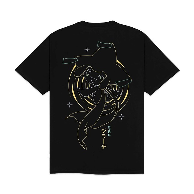 Pokémon × Dolly Noire: Jirachi Black T-Shirt - Adult | Pokémon