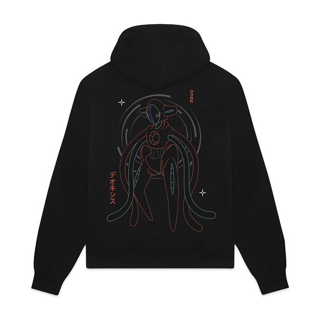 Pokémon × Dolly Noire: Deoxys Black Hoodie - Adult | Pokémon