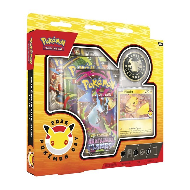 厳選品　渦巻2個 30周年記念ピカチュウPokemonDay2026 英語版 Pokémon TCG: Pokémon Day 2026 Collection | Pokémon Center UK