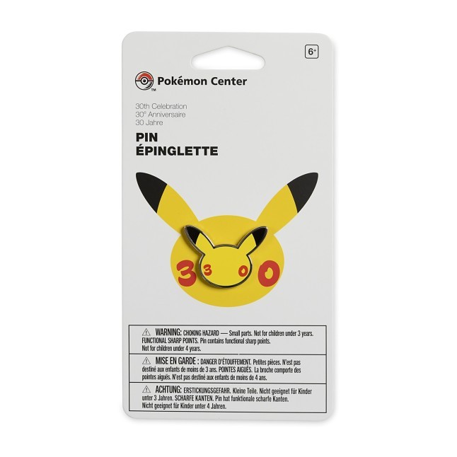 Pokémon 30th Celebration Pin | Pokémon Center Official Site