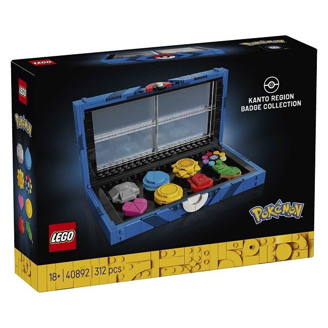 LEGO® Pokémon™ Kanto Region Badge Collection | Pokémon Center