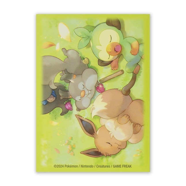 Pokemon Prismatic Evolutions Eevee Card Sleeves - 65 Pack - Silver Clear  Pikachu Sleeves