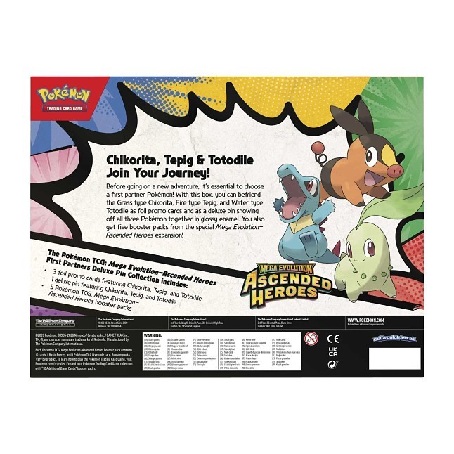 Pokmon TCG: Mega Evolution-Ascended Heroes First Partners Deluxe Pin  Collection | Pokmon Center Official Site