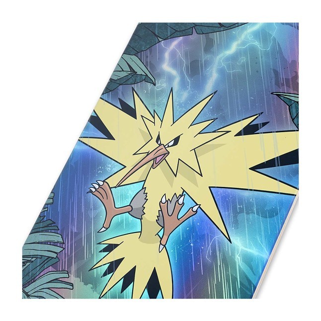 Pokémon Center × Bear Walker: Zapdos Skateboard Deck | Pokémon