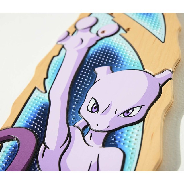 Pokémon Center × Bear Walker: Mewtwo Skateboard | Pokémon Center