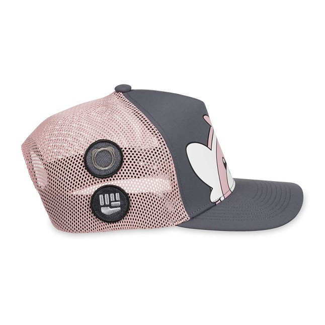 Bewear Gray Trucker Hat (One Size-Adult) | Pokémon Center Official