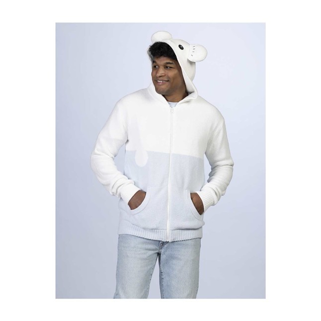 Maushold Household White & Blue Zip-Up Hoodie - Adult | Pokémon