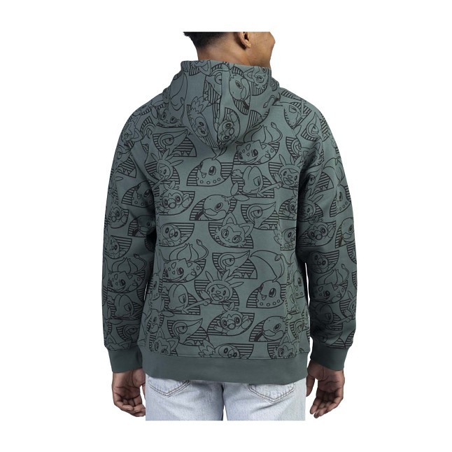 Grass-Type First Partners Pullover Hoodie - Adult | Pokémon Center