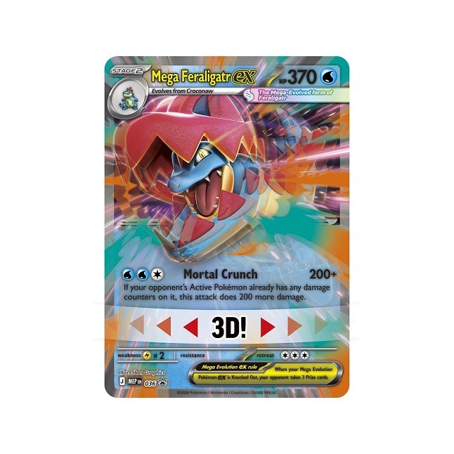 メガオーダイルex psa10 MEGA FERALIGATR Pokémon TCG: Mega Evolution-Ascended Heroes Mega Feraligatr ex Box ポケモンカードゲーム