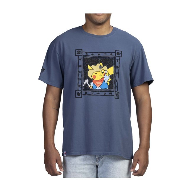 Pokémon Shirts MEMORIAL BOOK Pokémon Fossil Museum: Excavator Pikachu T-Shirt - Adult | Pokémon