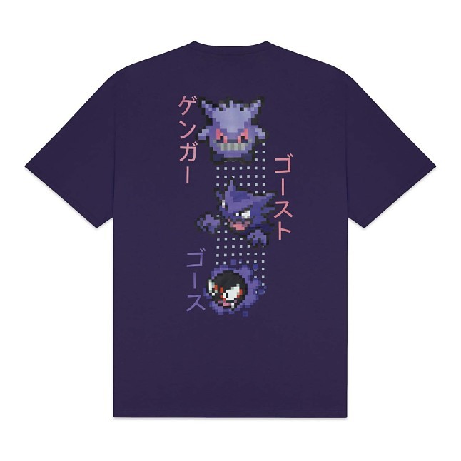 Pokémon × Dolly Noire: Pixel Gengar T-Shirt - Adult | Pokémon