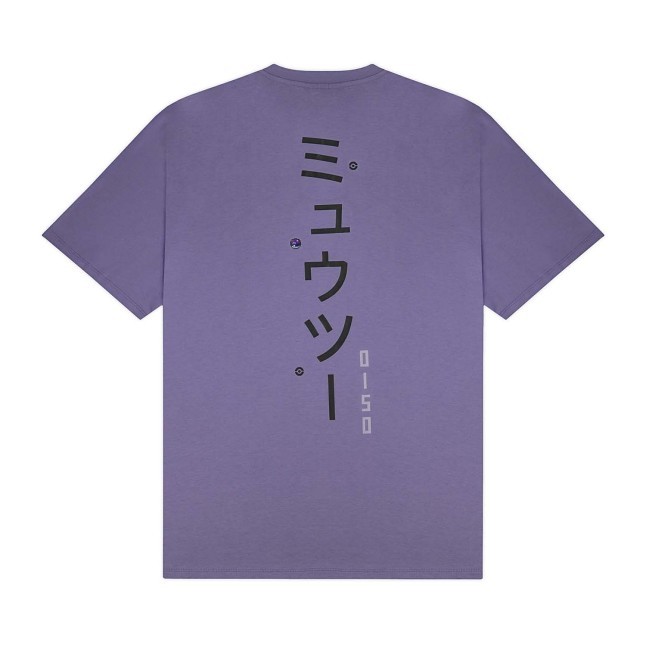 Pokémon × Dolly Noire: Pixel Mewtwo Purple T-Shirt - Adult