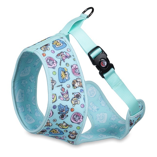 Pokémon Playful Partners Turquoise Dog Harness | Pokémon Center