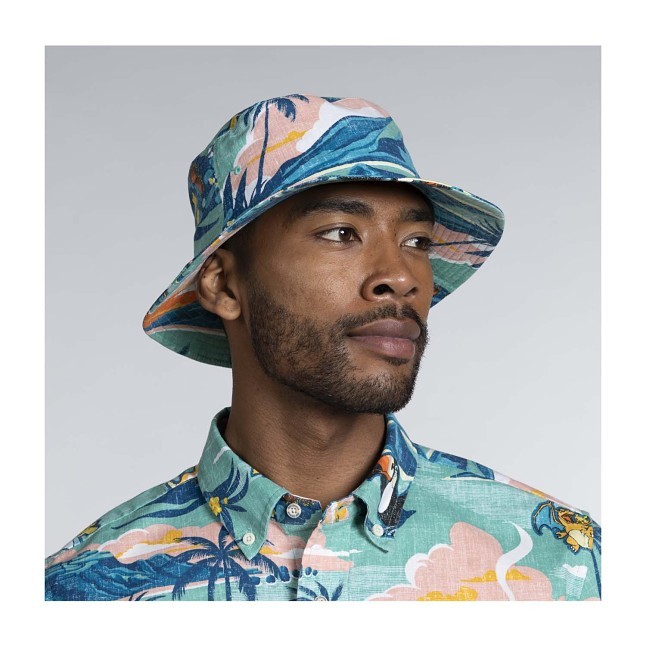 メンズウェア TFW49 REYN SPOONER BANDANA BUCKET HAT Explore Pokémon Bucket Hat by Reyn Spooner (Size S/M) | Pokémon