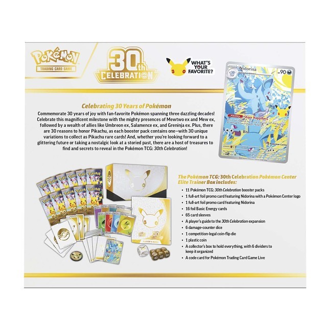 30th anniversary edition booster box Amazon.com: Pokémon TCG: Celebration Ultra-Premium Collection : Toys & Games 30th Anniversary Edition is built with modern sensibilities and nostalgic roots.Each display of 30th Anniversary Edition will contain four packs of pure nostalgia reimagined in a modern context.Each pack contains 15 cards Pokémon TCG: 30th Celebration Pokémon