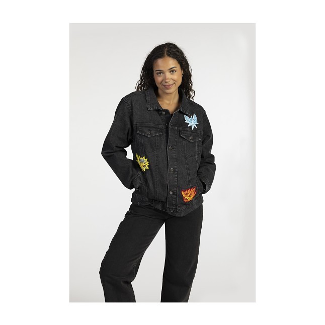 Articuno, Zapdos & Moltres Black Denim Jacket - Adult | Pokémon