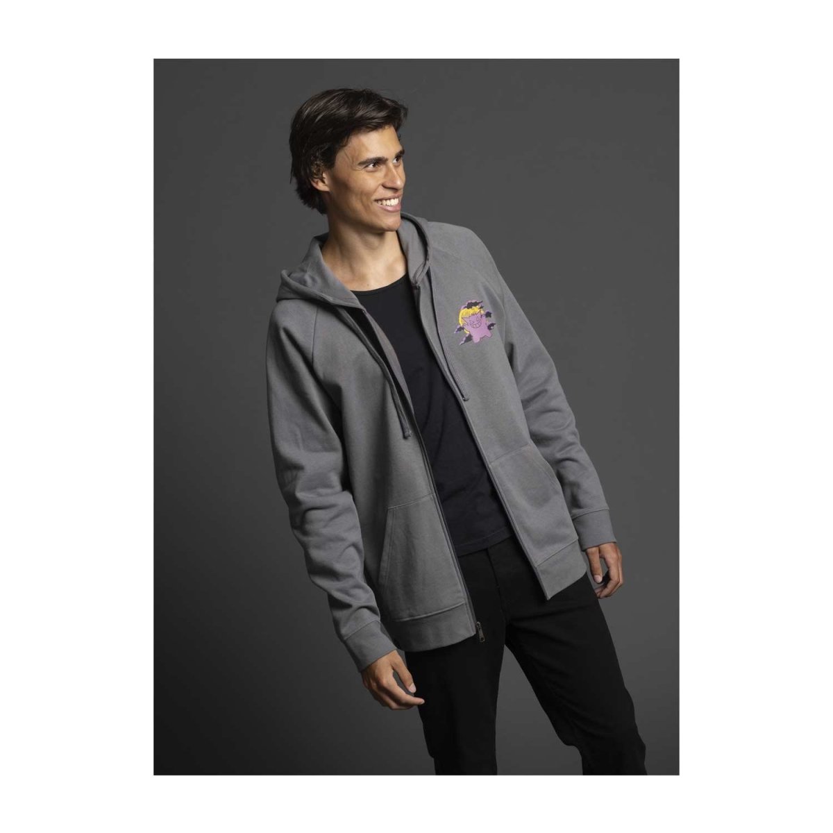 Gengar Haunted House Pokémon Halloween Zip-Up Hoodie - Adult