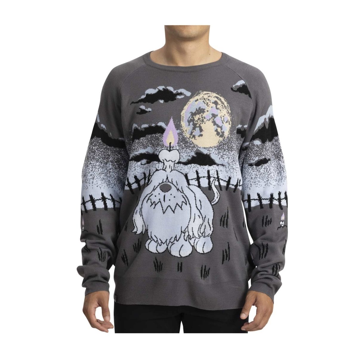 [GRAVER]★GHOST CENTER SWEATSHIRT Greavard Pokémon Halloween Knit Sweater - Adult | Pokémon
